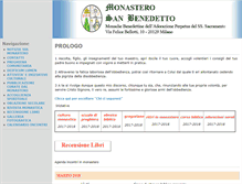Tablet Screenshot of benedettineadorazione-mi.it